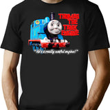 Thomas The Tank Engine Bootleg Bootleg Graphic T-Shirt - Black