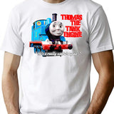 Thomas The Tank Engine Bootleg Bootleg Graphic T-Shirt - White