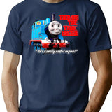 Thomas The Tank Engine Bootleg Bootleg Graphic T-Shirt - Navy