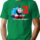 Thomas The Tank Engine Bootleg Bootleg Graphic T-Shirt - Green