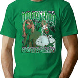 Thug 90S Bootleg Tee Bootleg Graphic T-Shirt - Green
