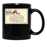 To My Husband In Heaven I Was Supposed To Spend The Rest Of My Life With You Black Gift Coffee Mug - Black