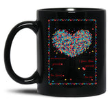 To My Husband Love Your Wife Black Gift Coffee Mug