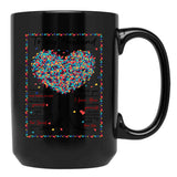 To My Husband Love Your Wife Black Gift Coffee Mug - Black