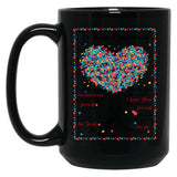 To My Husband Love Your Wife Black Gift Coffee Mug