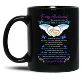 To My Husband We Took Our Vows Together Said Missing Husband In Heaven Angel (1) Black Gift Coffee Mug