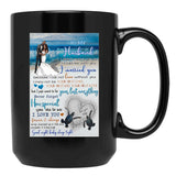 To My Husband With Love Black Gift Coffee Mug - Black