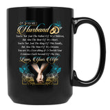 To My Husband (1) Black Gift Coffee Mug - Black