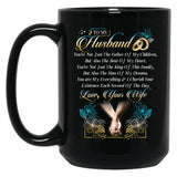 To My Husband (1) Black Gift Coffee Mug