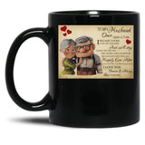 To My Husband (3) Black Gift Coffee Mug