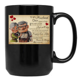 To My Husband (3) Black Gift Coffee Mug - Black