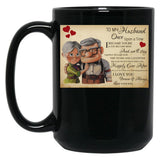 To My Husband (3) Black Gift Coffee Mug