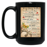 To My Loving Mom Wonderful Person In My Life Black Gift Coffee Mug
