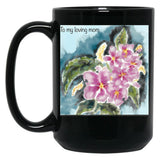 To My Loving Mom (1) Black Gift Coffee Mug