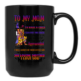 To My Mom - Halloween Black Gift Coffee Mug - Black