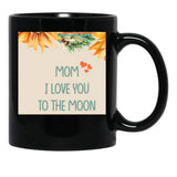 To My Mom Its Not Easy To Raise A Child Mothers Day Black Gift Coffee Mug - Black