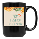 To My Mom Its Not Easy To Raise A Child Mothers Day Black Gift Coffee Mug - Black