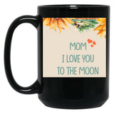 To My Mom Its Not Easy To Raise A Child Mothers Day Black Gift Coffee Mug