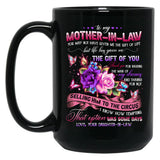 To My Mother-In-Law Black Gift Coffee Mug