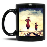 To My Son Hot Rod Backgroud Clasic Black Gift Coffee Mug