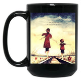 To My Son Hot Rod Backgroud Clasic Black Gift Coffee Mug