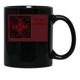 To My Valentine Black Gift Coffee Mug - Black