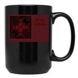 To My Valentine Black Gift Coffee Mug - Black