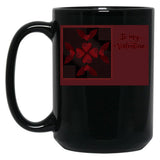 To My Valentine Black Gift Coffee Mug