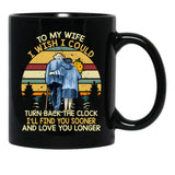 To My Wife Awesome T Mug Gift For Husbands Black Gift Coffee Mug - Black