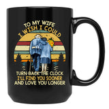 To My Wife Awesome T Mug Gift For Husbands Black Gift Coffee Mug - Black