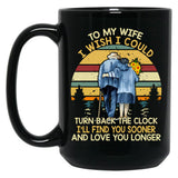 To My Wife Awesome T Mug Gift For Husbands Black Gift Coffee Mug