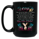 To My Wife (1) Black Gift Coffee Mug