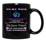 To My Wife Black Gift Coffee Mug - Black