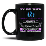 To My Wife Black Gift Coffee Mug