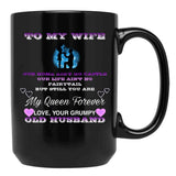 To My Wife Black Gift Coffee Mug - Black