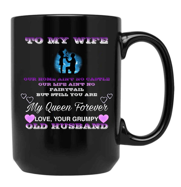 To My Wife Black Gift Coffee Mug - Black