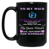 To My Wife Black Gift Coffee Mug