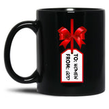 To Women From God God'S Gift Funny Christmas Ugly Sweater Black Gift Coffee Mug