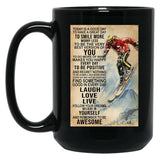 Today Is A Good Day Skiing Black Gift Coffee Mug