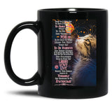 Today Is A Good Day To Have A Great Day - Cat With Butterfly Wall Art Black Gift Coffee Mug