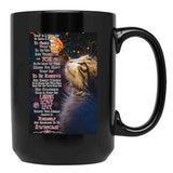 Today Is A Good Day To Have A Great Day - Cat With Butterfly Wall Art Black Gift Coffee Mug - Black