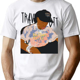Travis Scott Bootleg Design Bootleg Graphic T-Shirt - White