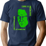 Type O Negative Metal Vol.05 Bootleg Graphic T-Shirt - Navy