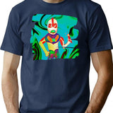 Ultradan Bootleg Graphic T-Shirt - Navy
