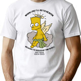 Vietnam Cherub Bart Bootleg Graphic T-Shirt - White