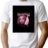 Villanelle Killing Eve - Retro 90S Bootleg Style Bootleg Graphic T-Shirt - White