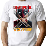 Wacky Ddeaddpoolwolverine Bootleg Graphic T-Shirt - White