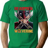 Wacky Ddeaddpoolwolverine Bootleg Graphic T-Shirt - Green