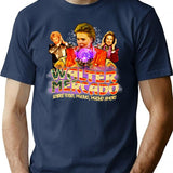 Walter Mercado Bootleg Graphic T-Shirt - Navy