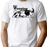 Weeping Goat Logo Bootleg Graphic T-Shirt - White